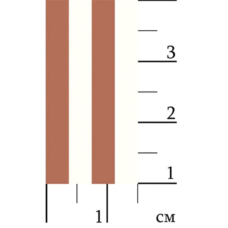 Ткань для пэчворка «БАБУШКИН СУНДУЧОК», 50x55 см, 140 г/м2, 100% хлопок, цвет: БС-10 полоска, коричневый, Peppy — картинка 2