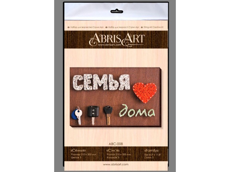Набор для творчества STRING ART «Семья» — картинка 3