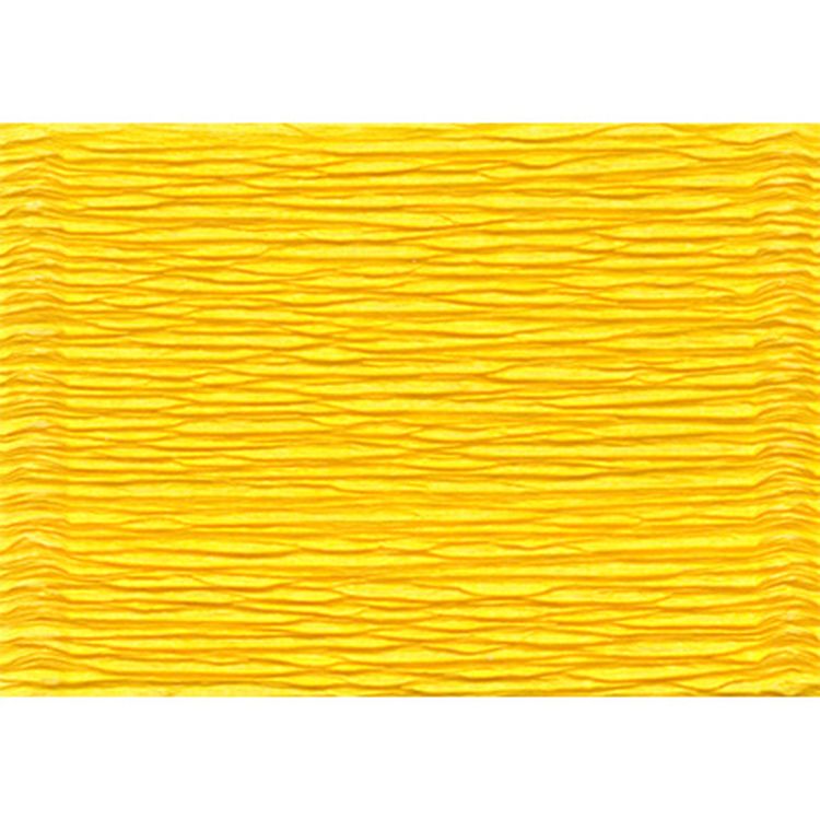 Гофрированная бумага 2,5 м, 17/E5 ярко-желтый