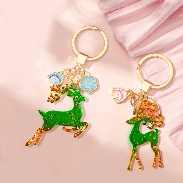 Силиконовый молд - Олени №3, 18x13см — картинка 2