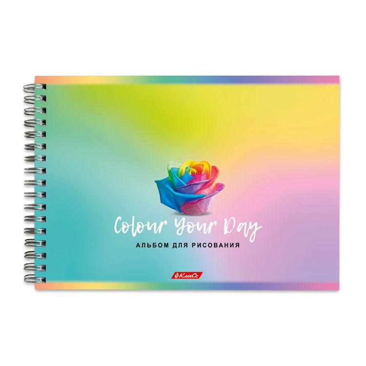 Альбом для рисования «Калейдоскоп цвета», 100 г/м2, A4, на гребне, 4 альбома по 40 л., SVETOCH — картинка 4