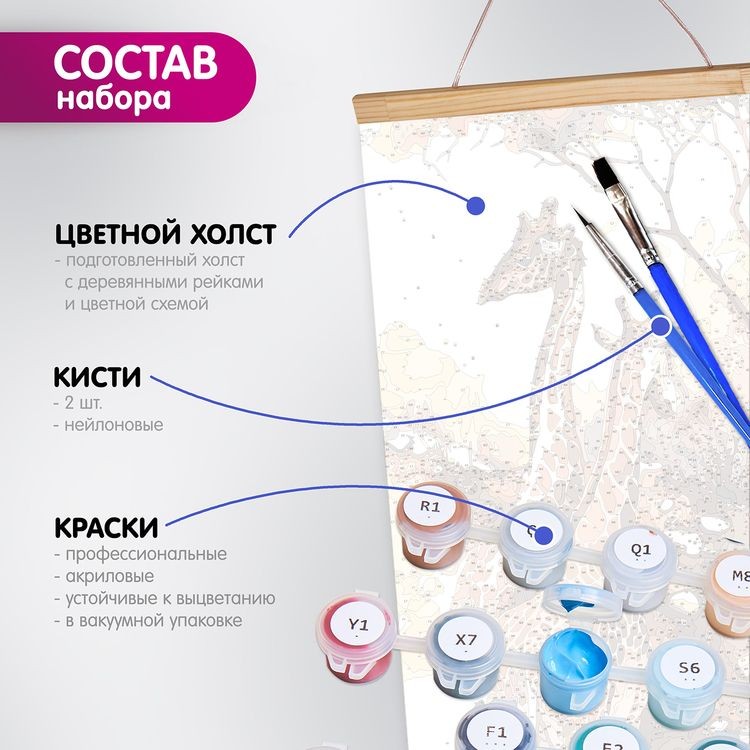 Картина по номерам «Панно Домик у горной реки» — картинка 2
