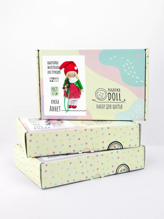 Набор для шитья «Куколка в красном» — картинка 7