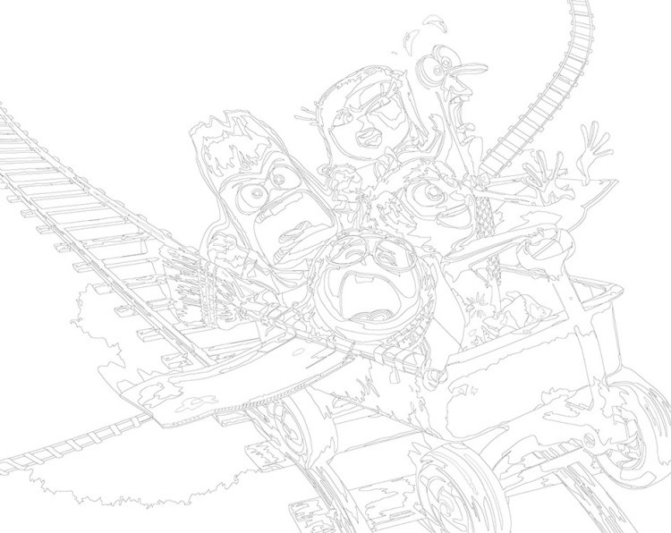 Картина по номерам «Головоломка 2: Герои, мультики 40x50» — картинка 3