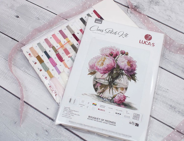 Набор для вышивания «Букет пионов» — картинка 5