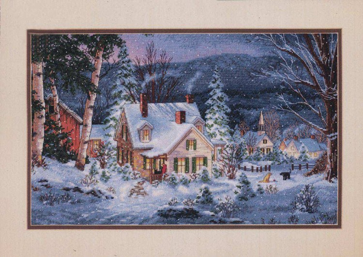 Набор для вышивания «Зимняя тишина» — картинка 2