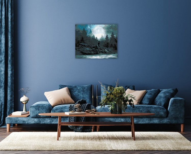 Картина по номерам «Таинственная луна» — картинка 5