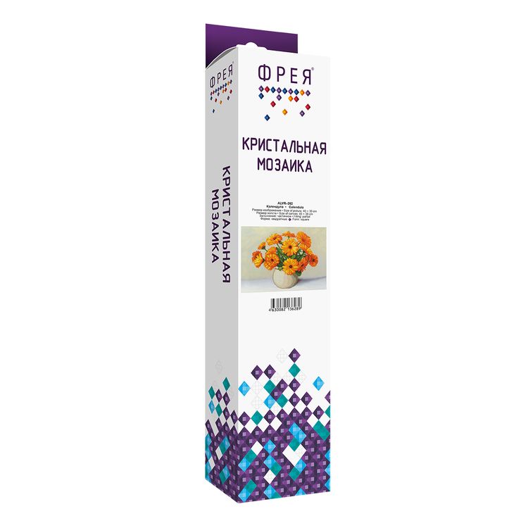 Алмазная вышивка «Календула» — картинка 3