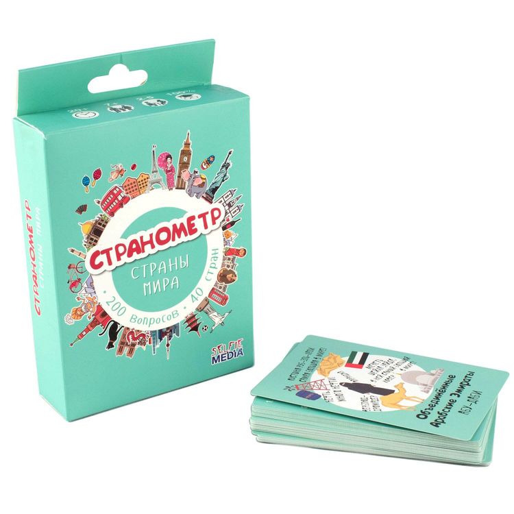Настольная игра Selfie Media «Странометр: Страны мира» — картинка 5