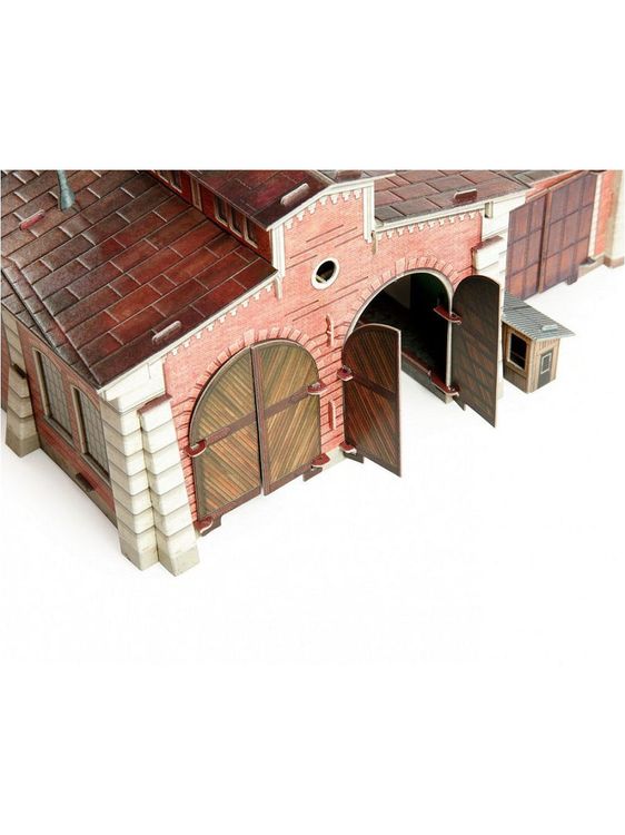 Сборная модель из картона «Паровозное депо» — картинка 3