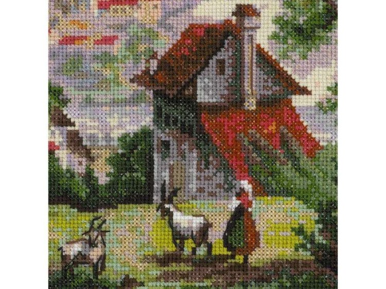 Набор для вышивания «Монастырь Шоненверт» по мотивам гравюр XIX века — картинка 3