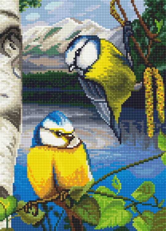 Алмазная вышивка «Вестники весны» — картинка 2