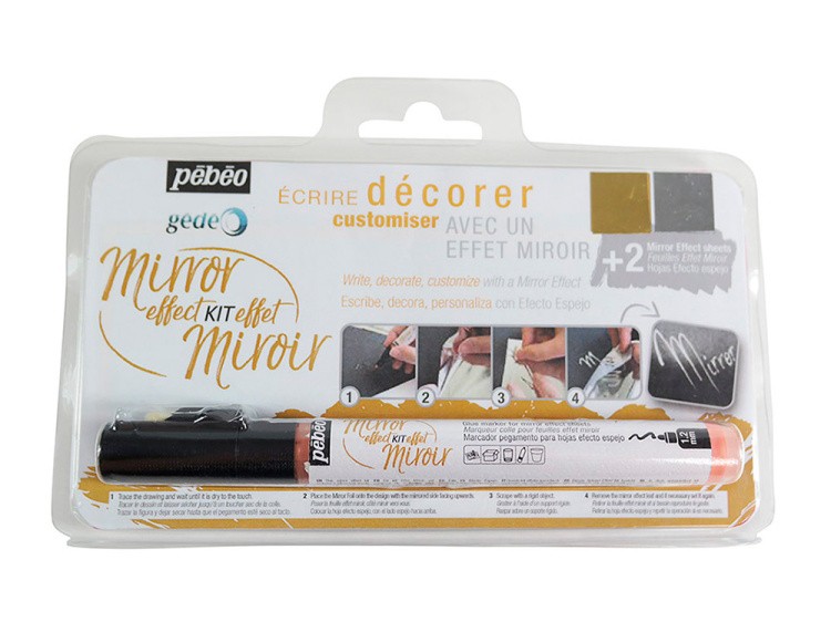 Набор фольги и маркера для золочения Gedeo, Pebeo — картинка 2