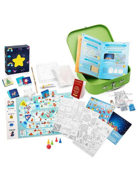 Чемоданчик с развлечениями «Новогоднее путешествие» — картинка 3