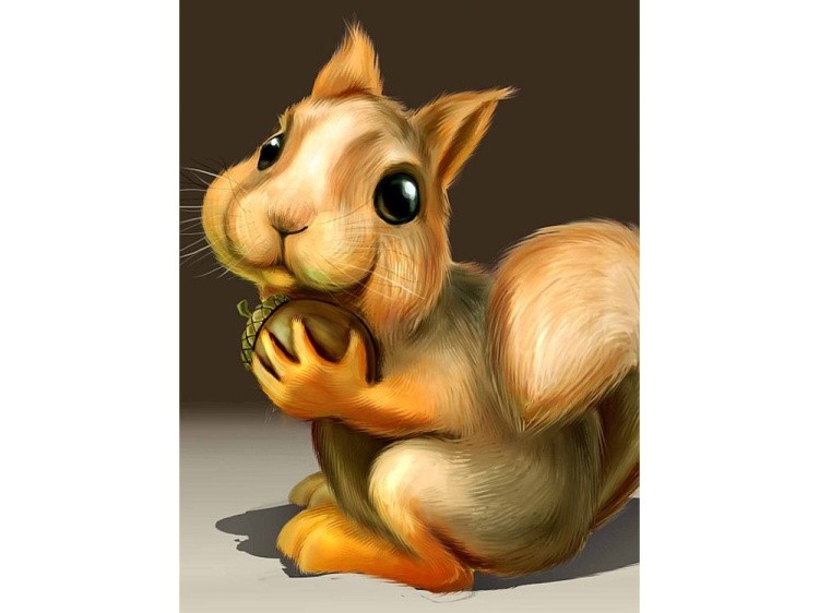 Фигурка для раскрашивания «Белка» — картинка 3