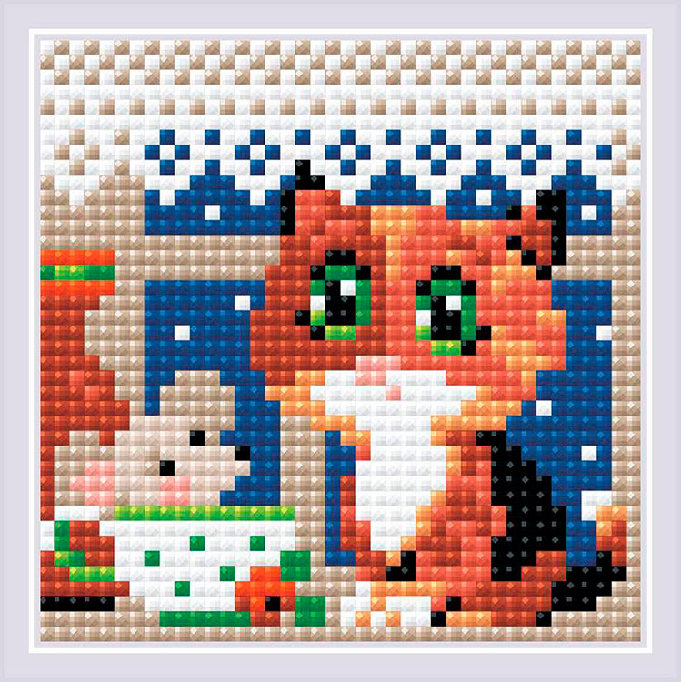 Алмазная вышивка «Чай вдвоем» — картинка 2