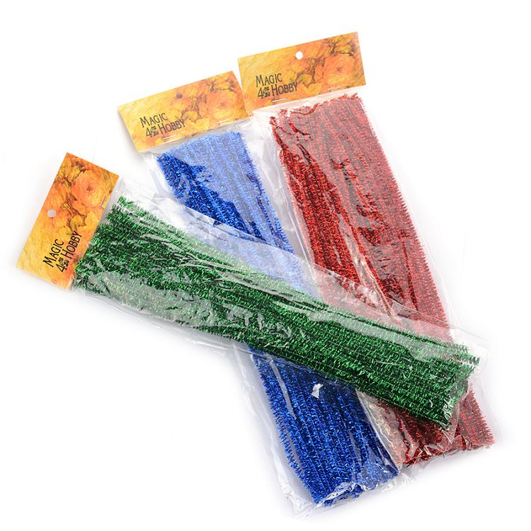 Проволока-синель Magic4Hobby, 10x300 мм, уп. 50 шт., цвет: сирень — картинка 2