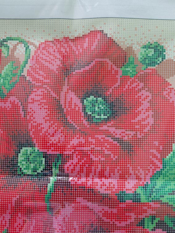 Рисунок на ткани «Маки» — картинка 5