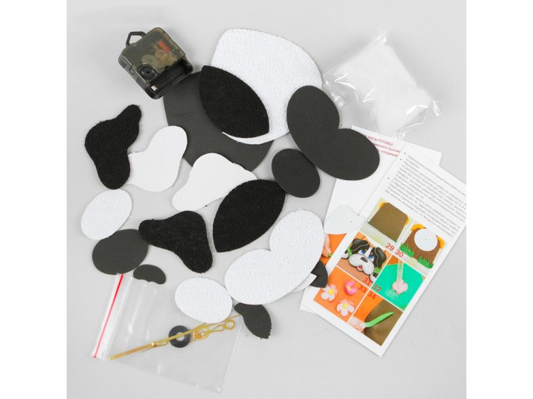 Часы из фоамирана «Щенок» — картинка 4