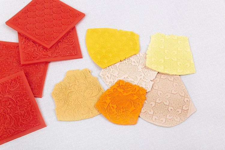 Текстурный лист «Королевская лилия», 9х9х0,3 см, Craft&Clay — картинка 3