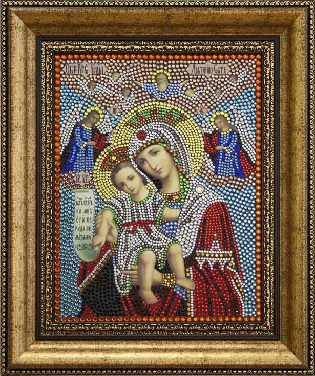 Термостразы «Богородица Достойно Есть (Милующая)» — картинка 2