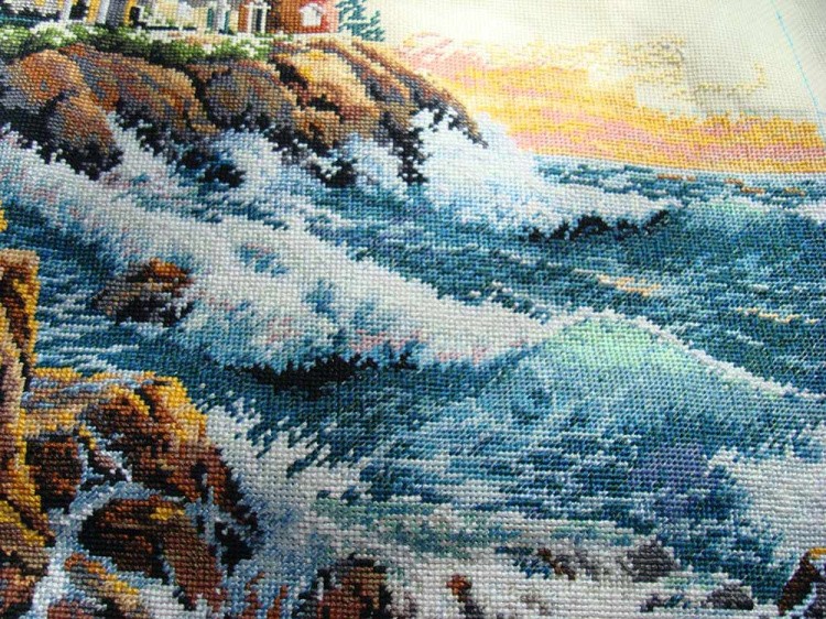 Набор для вышивания «Скалистый берег» — картинка 3