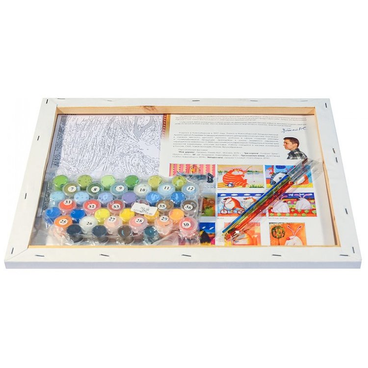 Картина по номерам «Бабочки» — картинка 3