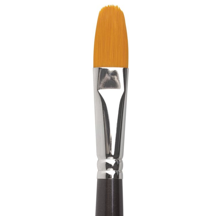 Кисть художественная профессиональная Art Classic, синтетика жесткая, овальная, № 14, длинная ручка, Brauberg — картинка 3