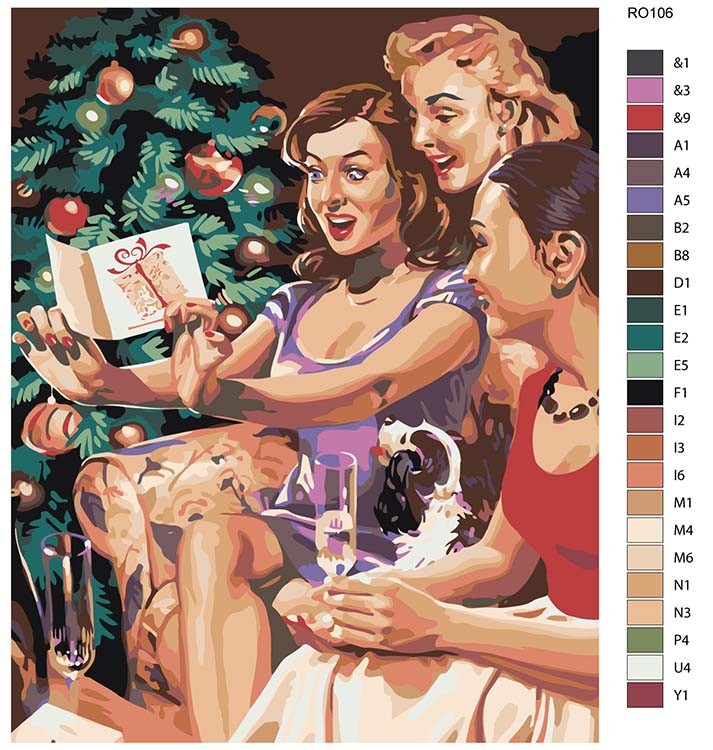 Картина по номерам «В Новый год» — картинка 2