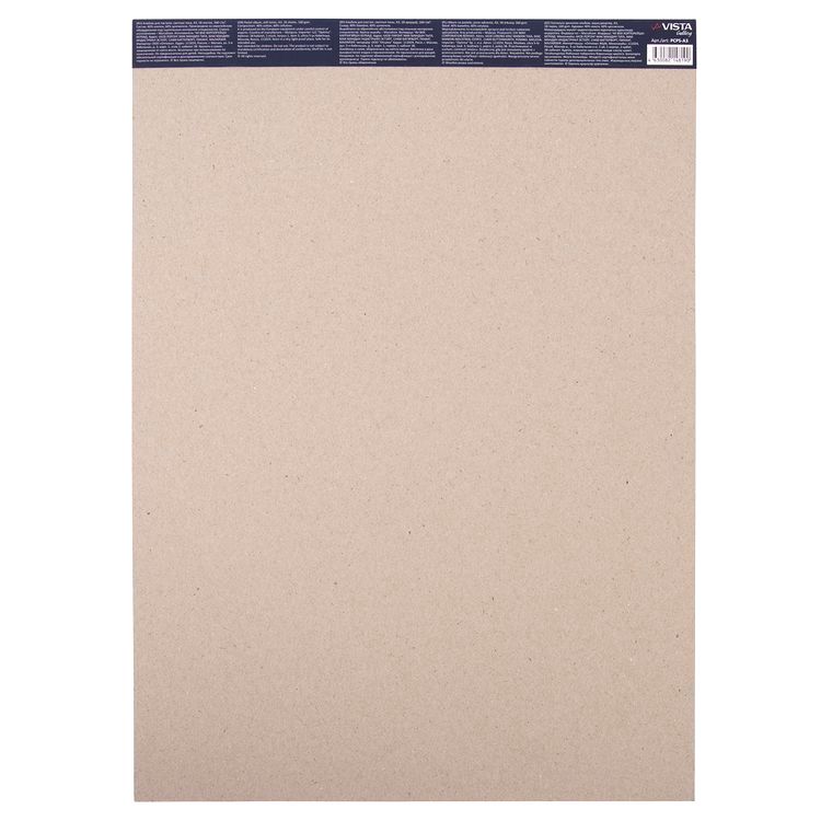 Альбом для пастели, 160 г/м2, A3, 29,7х42 см, склейка с одной стороны, 18 л., 6 цв., Vista-Artista — картинка 3