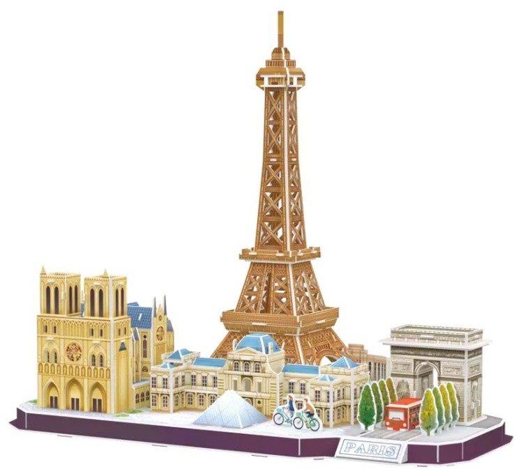 3D пазл CubicFun «CityLine. Париж» — картинка 2