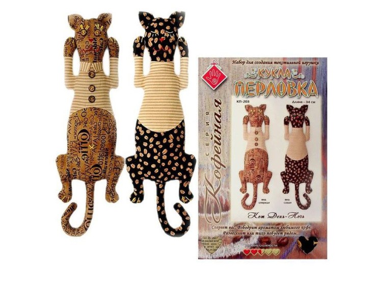 Набор для шитья «Кот день-ночь» — картинка 3