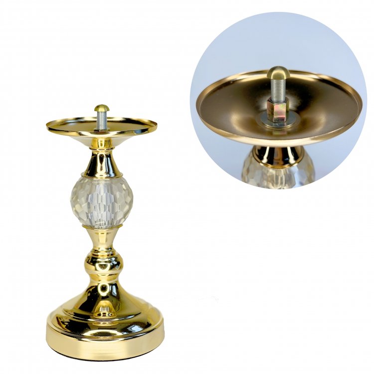 Основание для вазы Афина золотое, 21 см — картинка 2