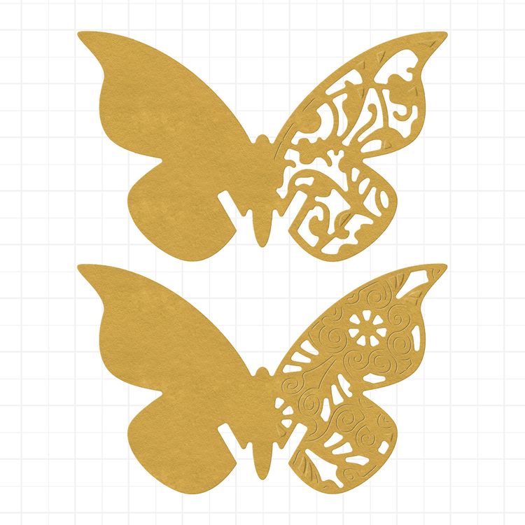 Набор ножей для вырубки «Бабочки», 7,2x4,6 см, 2 шт., Mr.Painter — картинка 2