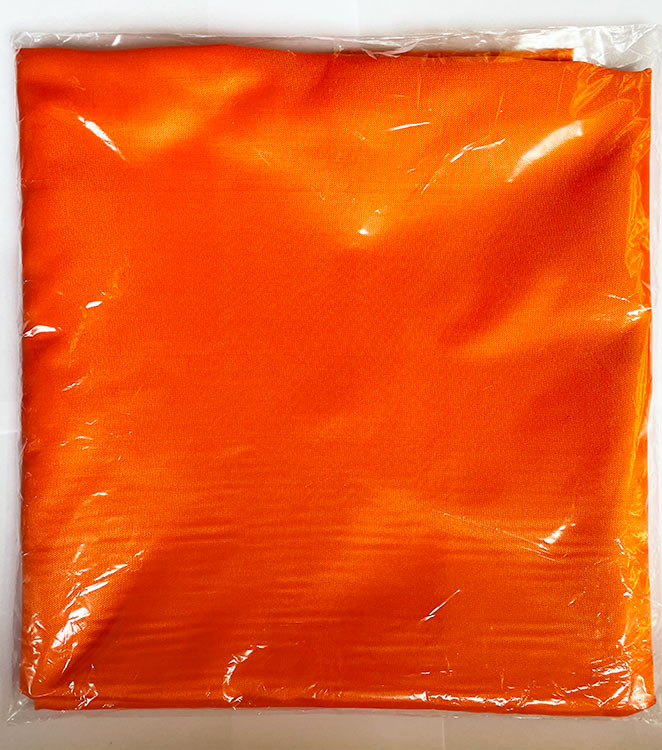 Отрез ткани для шитья Атлас (оранжевый) 1,5x1,0 м, ДомОК — картинка 3