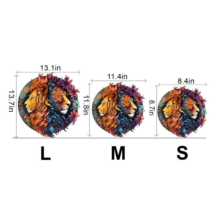 Деревянные пазлы «Король Лев L», Woodbests — картинка 3