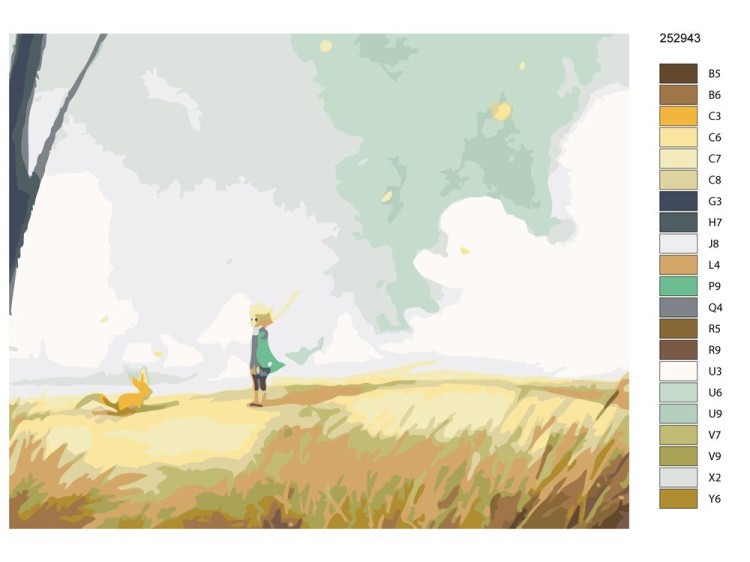 Картина по номерам «Маленький принц» — картинка 2