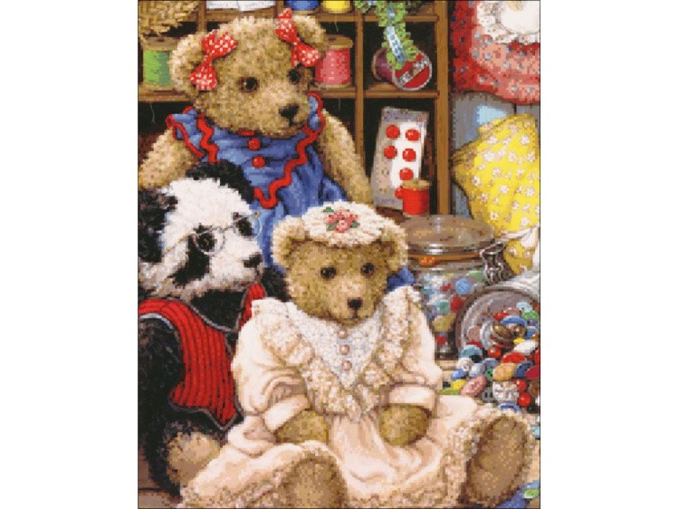 Алмазная вышивка «Медвежата» — картинка 2