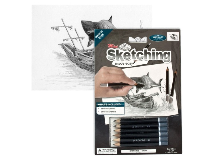 Набор для скетчинга «Акула» — картинка 2