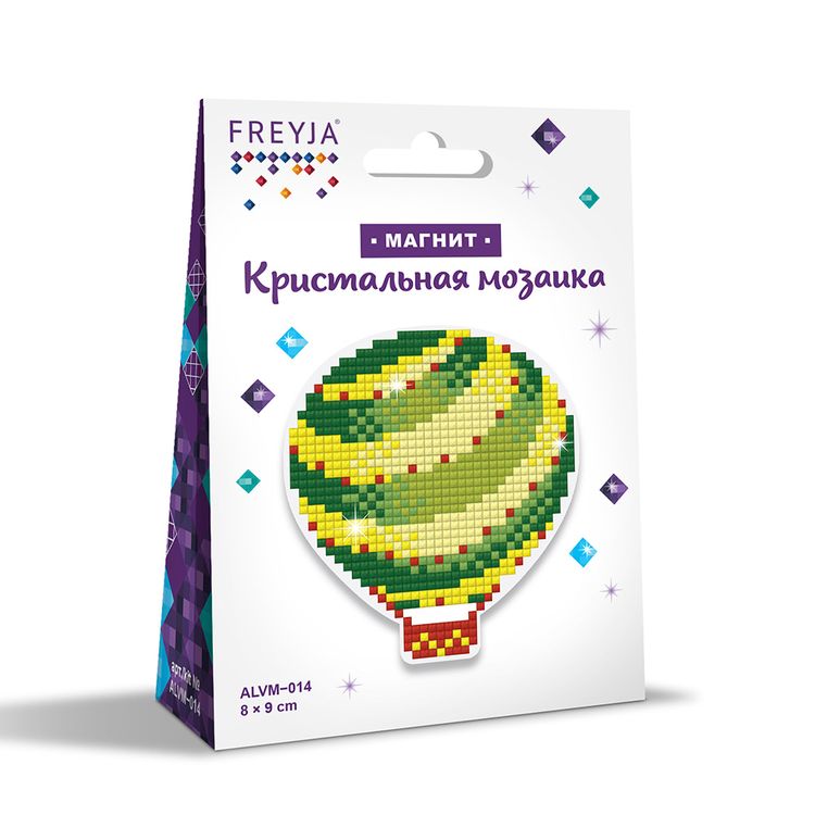 Алмазная вышивка магнит «Воздушный шар» — картинка 2