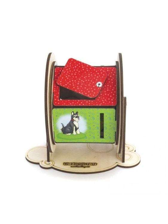 Развивающее пособие из дерева «Барабан. Кто где живёт» — картинка 4