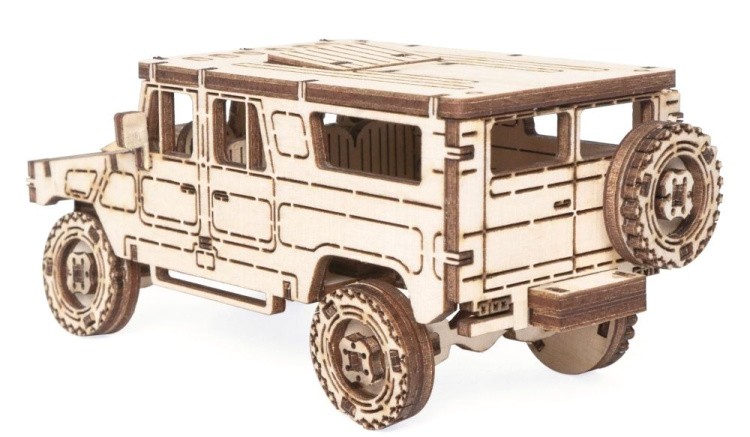 Деревянный конструктор «Внедорожник. Джип Тайфун», Lemmo — картинка 2