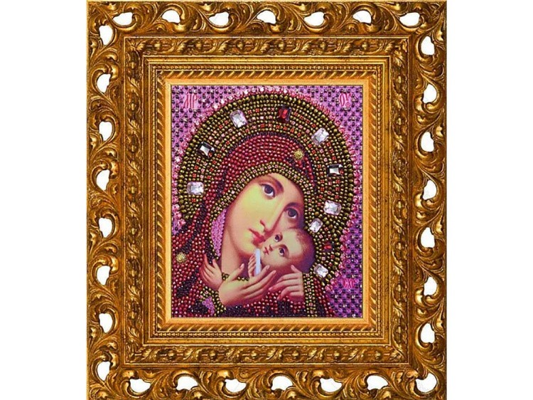 Набор вышивки хрустальными камнями «Богородица Касперовская» — картинка 2