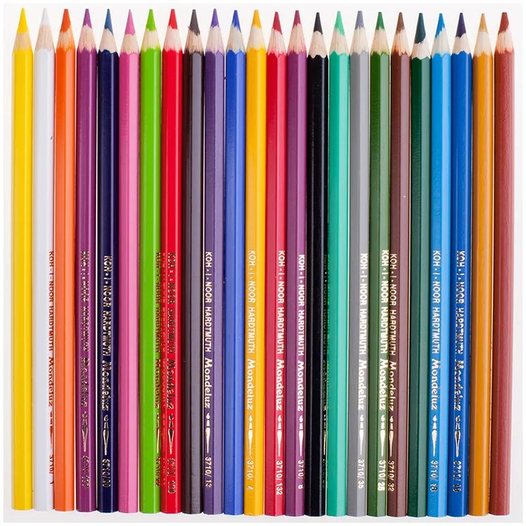 Набор акварельных карандашей, заточенные, 24 цв., KOH-I-NOOR Hardtmuth — картинка 3