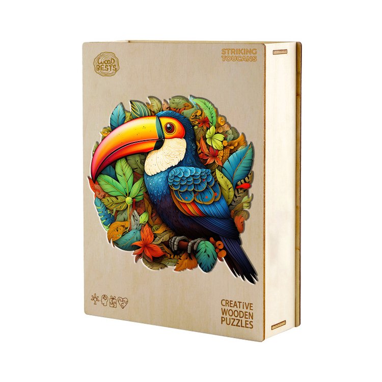 Деревянные пазлы «Сафари Тукан L», Woodbests — картинка 3