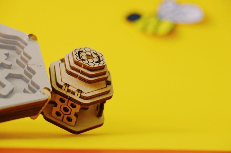 Конструктор из дерева «Пчелы и мед», UNIWOOD — картинка 4