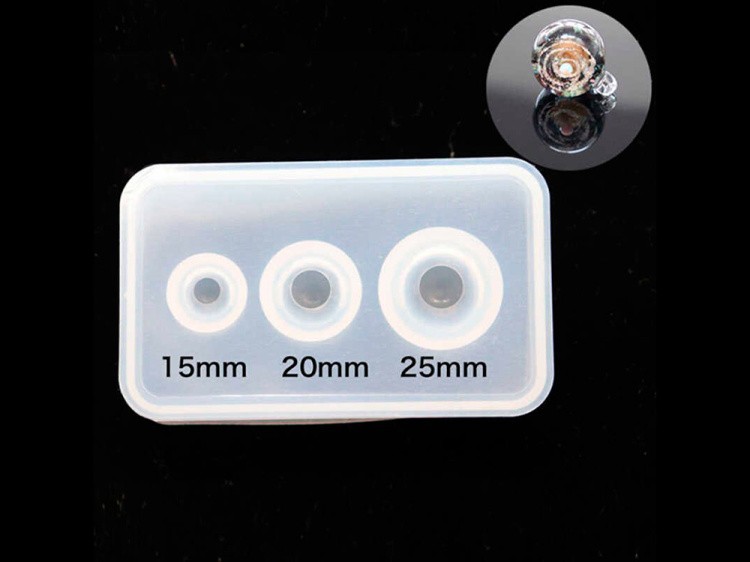 Форма силиконовая 3 сферы, Resin Pro — картинка 4