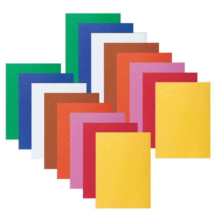 Цветная бумага А5 бархатная «На полянке», 16 листов, 8 цветов, ЮНЛАНДИЯ — картинка 2