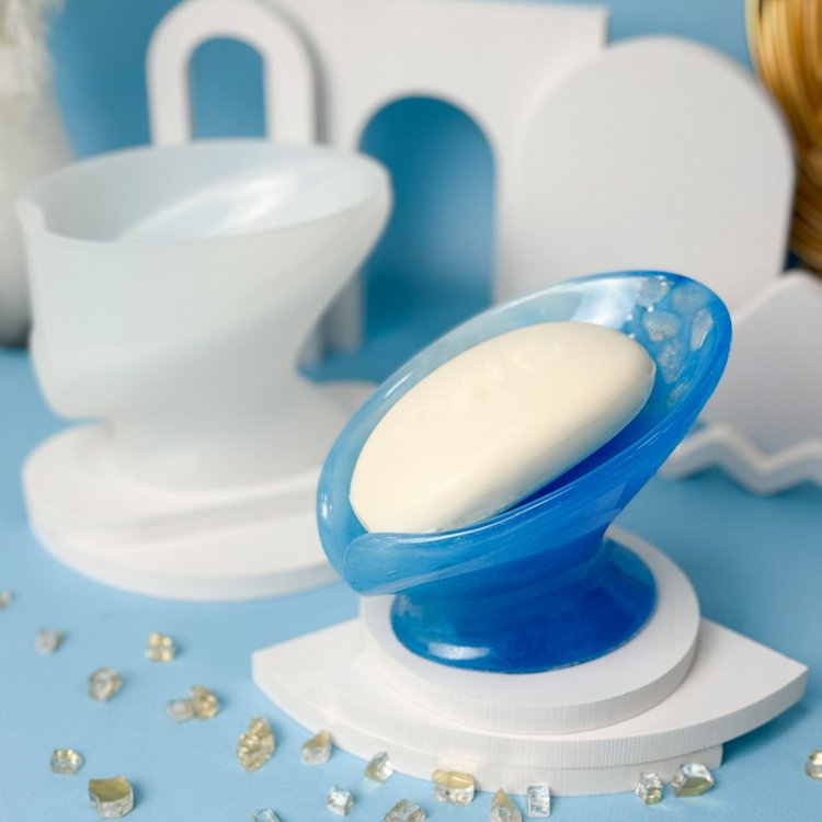 Силиконовый молд - Мыльница, 12,5x9,8см, 1 шт. — картинка 5