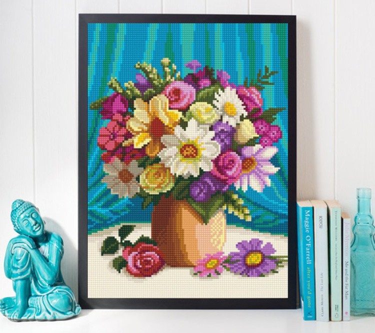 Алмазная вышивка «Мелодия цветов» — картинка 3